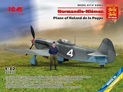ICM Yak 9T Normandie Niemen scale 1/32
