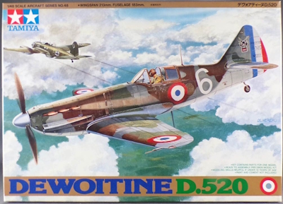 Tamiya Dewoitine D520 scale 1/48