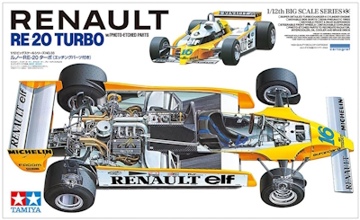 Tamiya Renault RE20 Turbo scale 1/12