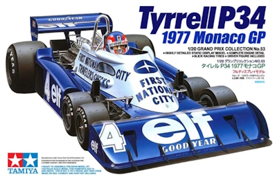 Tamiya F1 Tyrrell P34 six wheeler Monaco GP