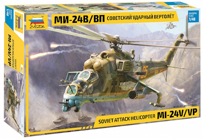 Zvezda Mil Mi24 Hind scale 1/48